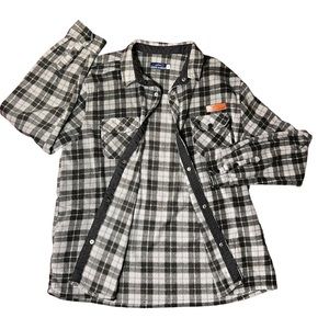 Simply Southern Fleece Flannel Button down shirt